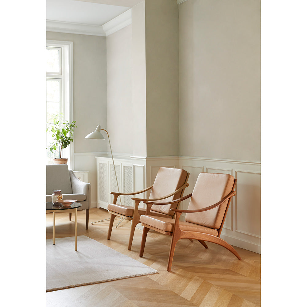 Lean Back fåtölj, teak