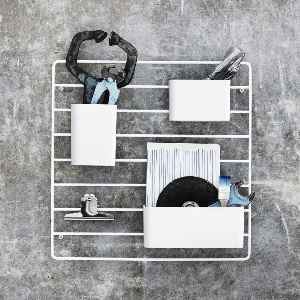 String Utomhus Fristående hylla l | Gösta Westerberg Möbel | Galvaniserad