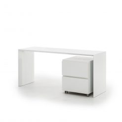 Muurame Slimmidesk vit med lådhurts