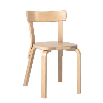 Artek Stol Chair 69 klarlackad björkfanér