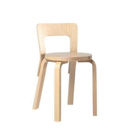 Artek Stol Chair 65 klarlackad Björkfanér
