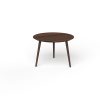 Via Copenhagen Via Coffee Table Round 58 Rökt Ek Solid